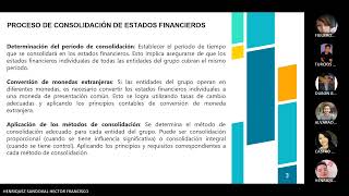 Consolidación de Estados Financieros [upl. by Anitsua]