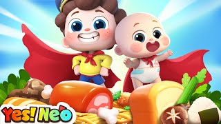 I Love Fruits and Veggies  Yummy Food Machine  Good Habit  Nursery Rhymes amp Kids Songs  Yes Neo [upl. by Melanie566]