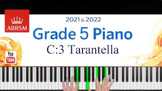 ABRSM 20212022 Grade 5 C3 Tarantella  Sergey Prokofiev Piano exam piece [upl. by Aihsyt]