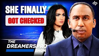 Stephen A Smith Gets Heated And Checks Molly Qerim On Live TV For Constantly Trying To Embarrass Him [upl. by Accissej]