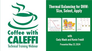 Thermal Balancing for DHW Size Select Apply [upl. by Ynes]