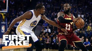 CavaliersWarriors NBA Finals Predictions  First Take  June 1 2017 [upl. by Niatsirt43]