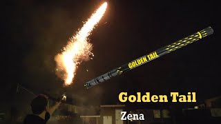 Golden tail  08 inch roman candle  Zena [upl. by Anayra]