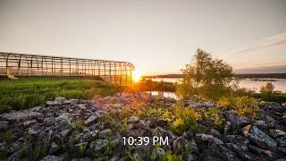 The Midnight Sun in Rovaniemi Lapland Finland [upl. by Akeemat43]