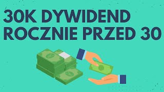 Jak zbudować dochód pasywny 30k z dywidend rocznie przed 30 Moja droga do wolności finansowej [upl. by Llednew]