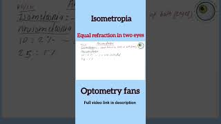 What is Isometropia [upl. by Eima606]