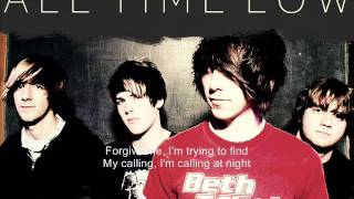 All Time Low  Remembering Sunday Lyrics [upl. by Ttebroc]