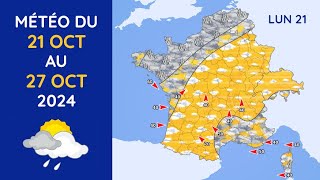 Météo du Lundi 21 au Dimanche 27 Octobre 2024 [upl. by Rehnberg]