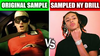 ORIGINAL SAMPLE VS SAMPLED NY DRILL SONGS PART 4 [upl. by Monreal111]