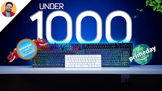 Top 3 Best Gaming Keyboard under 1000 of 2024  Best Gaming keyboards of 2024  Prime Day Sale [upl. by Maharva]