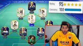 😱 195 DRAFT CHALLENGE per il RECORD MONDIALE incredibile  FIFA 19 ITA [upl. by Aisor868]