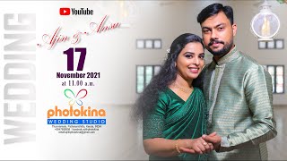 Ajin C George and Ansu Mary John Wedding Day YouTube Live Telecasting [upl. by Celestyn]