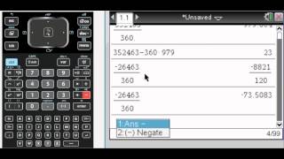 MA Principal Coterminal Angles with TINspire [upl. by Orelle]