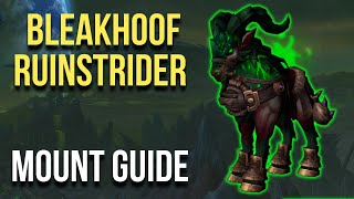 Bleakhoof Ruinstrider Fast Mount Farming Guide  WoW [upl. by Namzaj646]