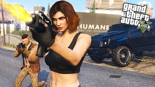 GTA 5 HEIST  HUMANE LABS RAID [upl. by Asilenna386]