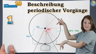 Periodische Vorgänge  Trigonometrie  Klasse 10 ★ Übung 1 [upl. by Cecily]