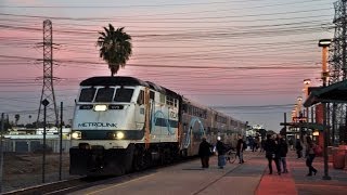 Trains at Sunset [upl. by Irra]