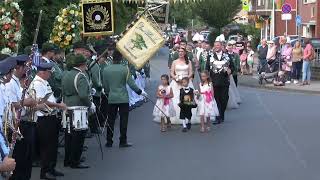 Schützenfest in GrevenbroichNeuenhausen Regiment Abhahme am 15 08 2023 [upl. by Anear]