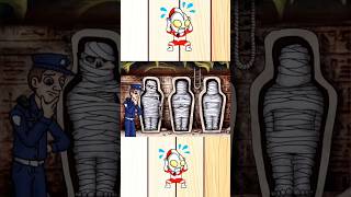 Which mummy is a fugitive shorts riddlechallenge animation [upl. by Gall495]