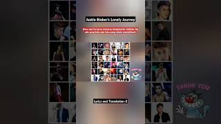 Justin Bieber Lonely Lyrics and Translation3 [upl. by Sokairyk]