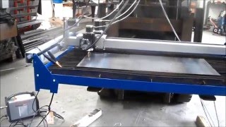 CNC PLASMA CUTTER HYPERTHERM POWERMAX 30 PROTOTYPING MACHINE [upl. by Zilef276]