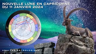 Nouvelle Lune en Capricorne du 11 janvier 2024  quotVers lavenir ensemble ou chacun pour soiquot♑️ [upl. by Aicyla]