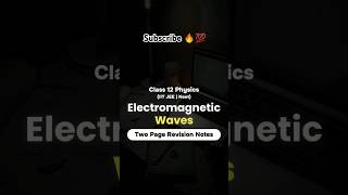 Electromagnetic Waves short notes 📚💯 shortsfeed neet2025 [upl. by Haines]