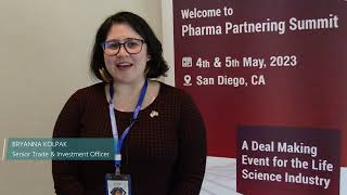 Pharma Partnering US Summit  Bryanna Kolpak Snr Trade amp Invst Officer Dept for Business amp Trade UK [upl. by Dulcy]