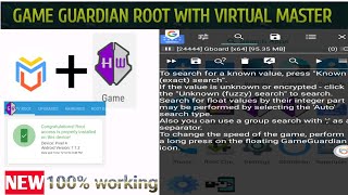 Game Guardian No Root Tutorial Virtual Master Method [upl. by Arat]