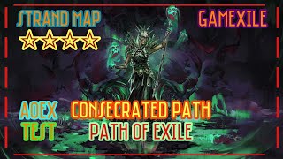 Path of Exile  Consecrated Path  Aoex By GAMEXILE  Strand Map Test Gameplay [upl. by Dorren725]