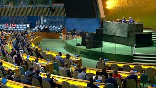 UN General Assembly establishes Srebrenica genocide memorial day  AFP [upl. by Halliday]