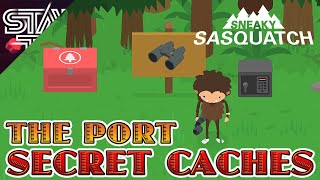 How To OPEN the Port SECRET CACHES in Sneaky Sasquatch [upl. by Aihsotal]