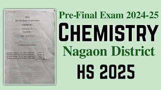 Pre final exam 202425  Chemistry HS 2nd Year  HS 2025  Class XII YOU CAN LEARN [upl. by Letnahs]