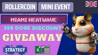 Miami Heatwave Mini Event Rewards List Excel Giveaway 35 Discount rollercoin Arcade style games [upl. by Abekam234]