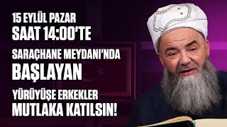 15 Eylül Pazar saat 1400te Saraçhane Meydanında başlayan yürüyüşe erkekler mutlaka katılsın [upl. by Jeffie741]