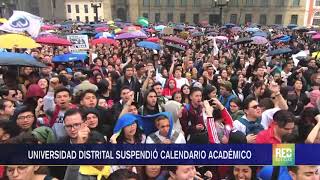 RED  Universidad distrital suspendió calendario académico [upl. by Austin135]