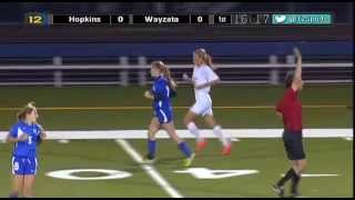 Hopkins vs Wayzata Girls Section 6AA Soccer Final [upl. by Buskus269]