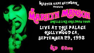 Marilyn Manson Live at The Palace Hollywood CA September 29 1995 60fps HD Video [upl. by Nehgem]