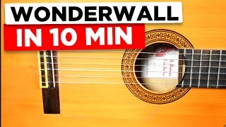 Gitarre lernen für Anfänger  Wonderwall  einfach erklärt [upl. by Nohtan421]