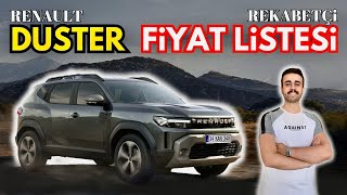 YENİ RENAULT DUSTER REKABETÇİ FİYAT LİSTESİ  EVOLUTION  TECHNO [upl. by Vedette434]