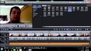 Magix Movie Edit Pro Tutorial  How to Watermark your video [upl. by Tacita638]