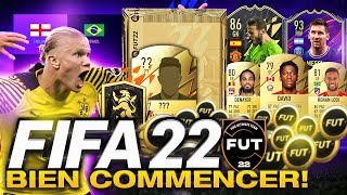 COMMENT BIEN COMMENCER FIFA 22 Ultimate Team avec 0€  Nos Premiers Packs amp Matchs Rivals 1 [upl. by Johannessen]