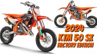 2024 KTM 50 SX FACTORY EDITION [upl. by Nylakcaj]