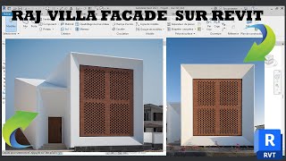 Façade Raj villa sur revit [upl. by Evvie]