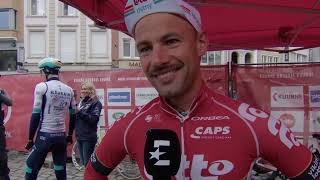 Victor Campenaerts  Interview at the start  Kuurne  Bruxelles  Kuurne 2024 [upl. by Debby]