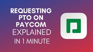 How To Request PTO On Paycom 2024 [upl. by Silvia569]