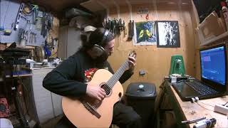 It is possible to play synthesizer sounds with a classical guitar [upl. by Enellij61]