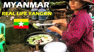 🇲🇲 Exploring Real Daily Life of Myanmar People in Yangon [upl. by Tsui]