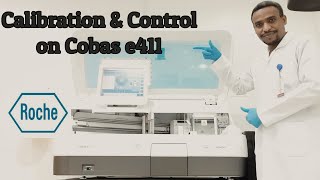 Practical lab explanation part 2cobas e411 calibration amp controlطريقة عمل المعايرة والكنترول [upl. by Rolan423]