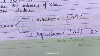 Auxochrome and Chromophore [upl. by Germana270]